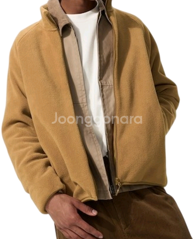 새상품 유니클로 남성 남자 후리스 풀집 재킷 긴팔 뽀글이 퍼플리스 간절기 자켓 조끼 점퍼 잠바 아우터 패딩--3