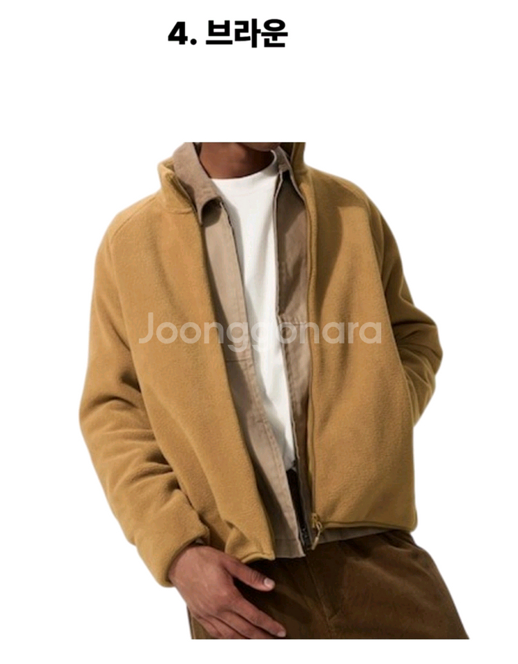 새상품 유니클로 남성 남자 후리스 풀집 재킷 긴팔 뽀글이 퍼플리스 간절기 자켓 조끼 점퍼 잠바 아우터 패딩--4