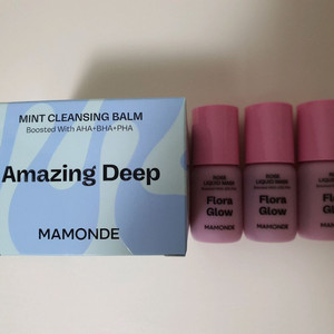 마몽드 어메이징 딥 민트 클렌징밤 + 플로라글로우 리퀴드 마스크 45ml