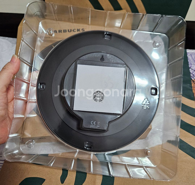 미개봉]스타벅스 e-프리퀀시 크리에이티브 월 클락 벽시계--6