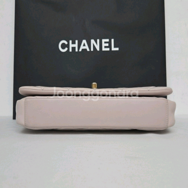 샤넬 카프스킨 플랩 체인백--2