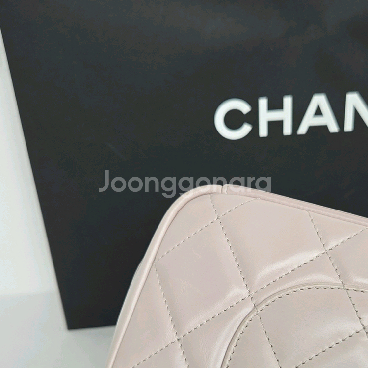 샤넬 카프스킨 플랩 체인백--5