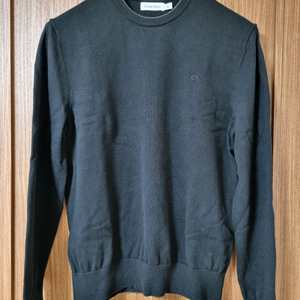 Calvin Klein 캘빈클라인 CK 피마코튼 라운드 블랙 니트 M사이즈 국내 105사이즈 판매합니다~!