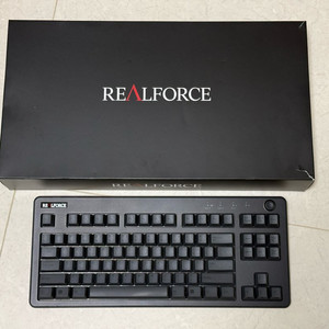 리얼포스 R3 블랙 TKL 저소음 APC 45g 영문 - R3HD11