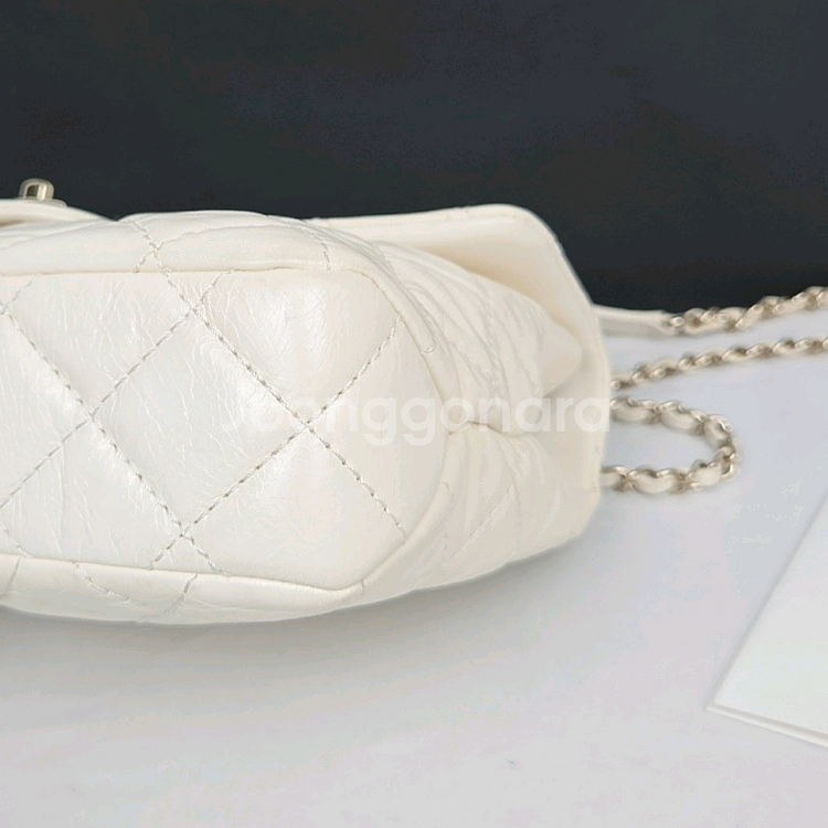 샤넬 카프스킨 핸들 크로스백--4