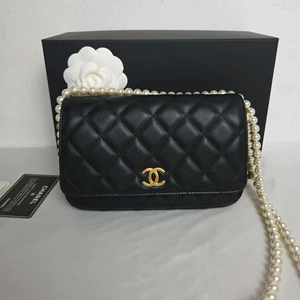 샤넬 woc 진주 체인백