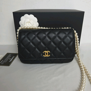 샤넬 woc 진주 체인백