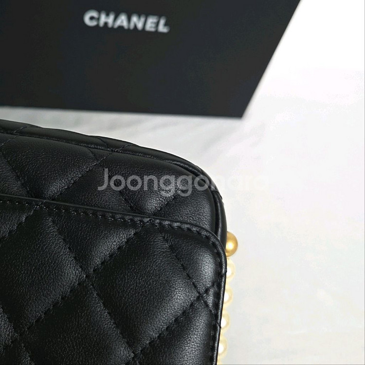 샤넬 woc 진주 체인백--3