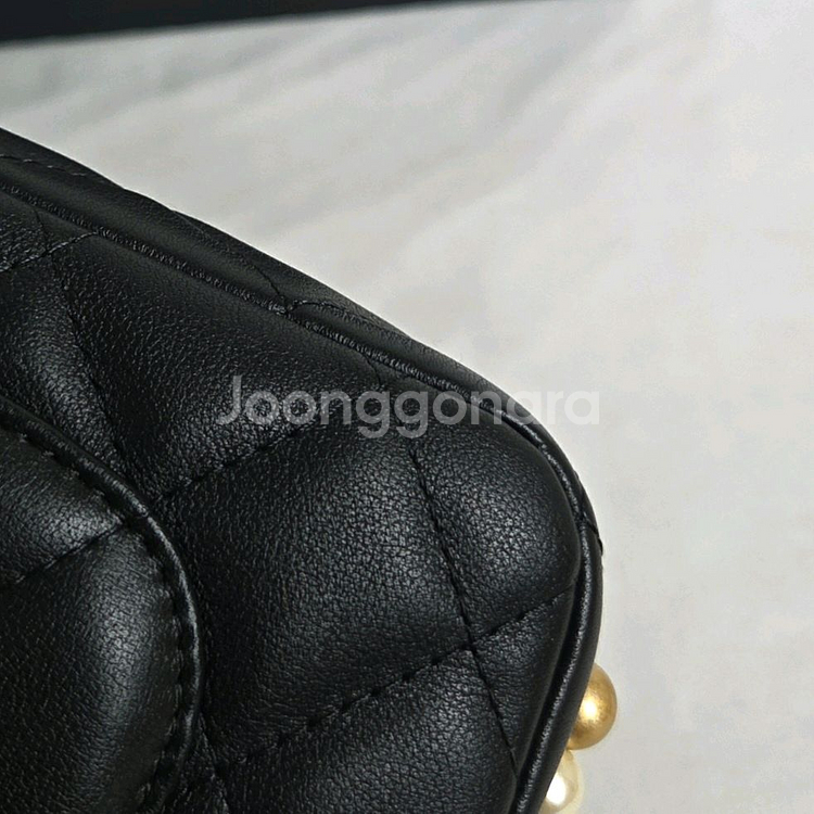 샤넬 woc 진주 체인백--6