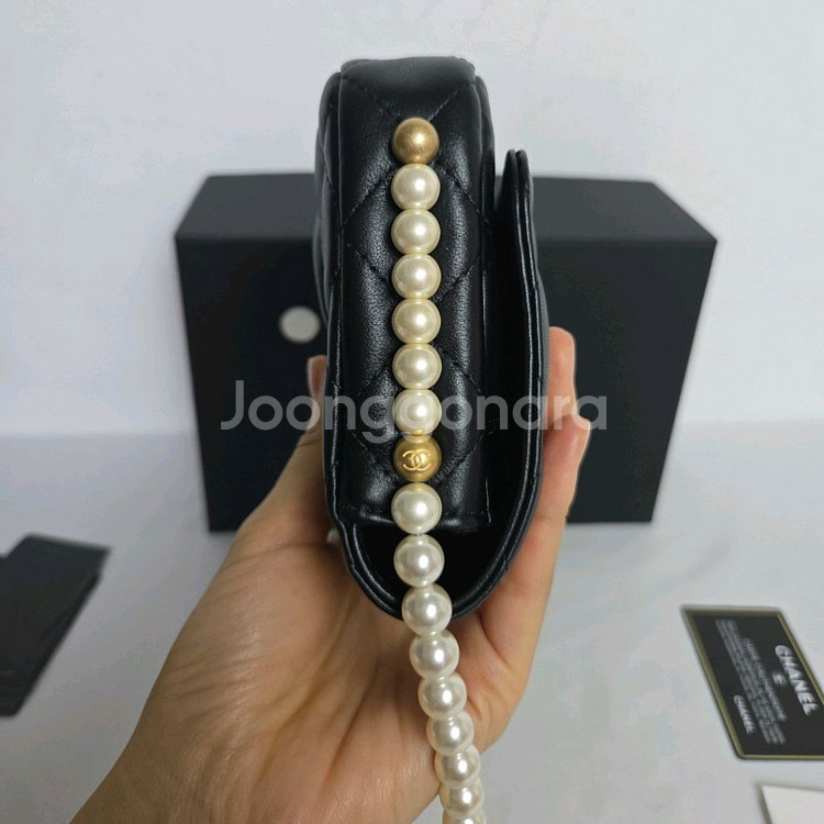 샤넬 woc 진주 체인백--7