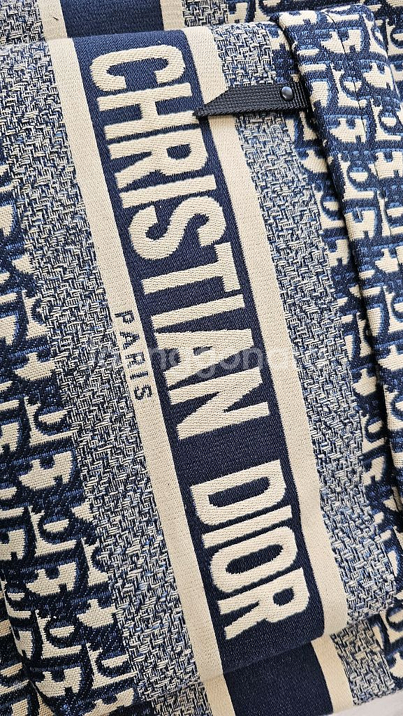 디올 오블리크 패턴 백팩<대>네이비--2