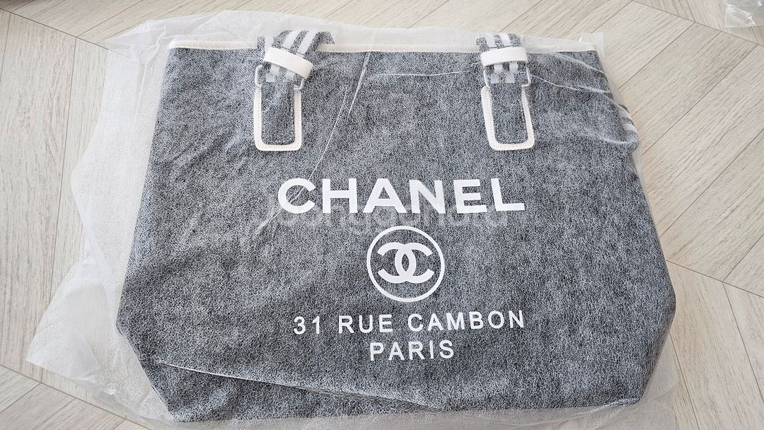 샤넬 블랙 토트백--3