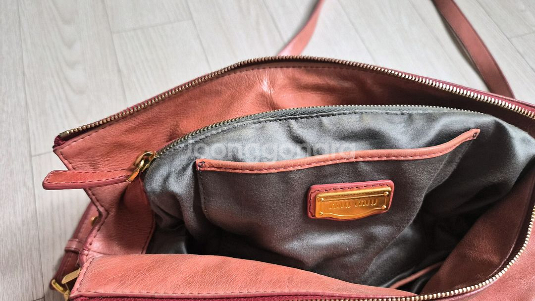 미우미우 리본 사첼백 정품--3