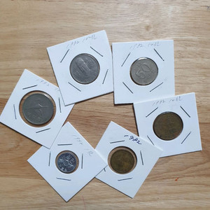 1982년1원~500원줄세우기 이미지