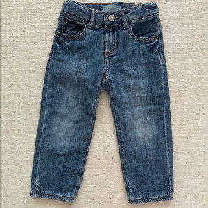 베이비갭 겨울 플리스 기모 청바지 3Y (100사이즈) + 블루독 양말 덤