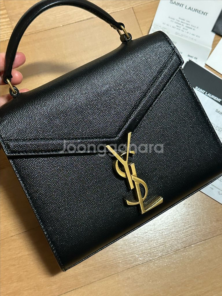 생로랑 카산드라 탑핸들 미니백--0