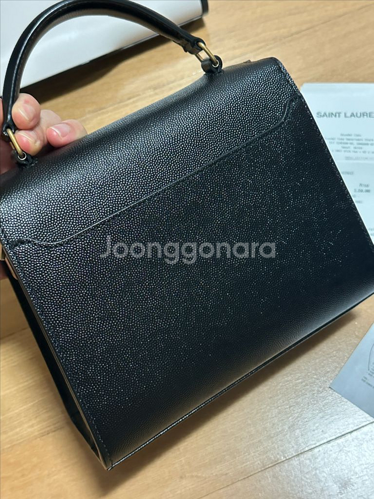 생로랑 카산드라 탑핸들 미니백--1