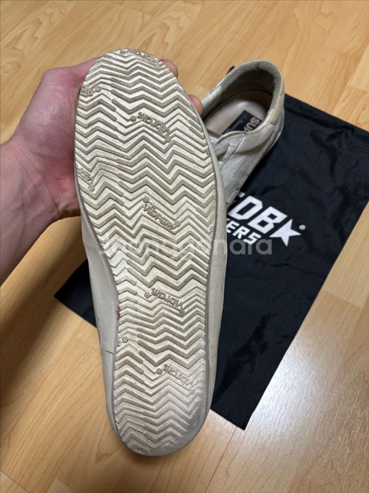 골든구스 44 실버탭 전투화수준--2