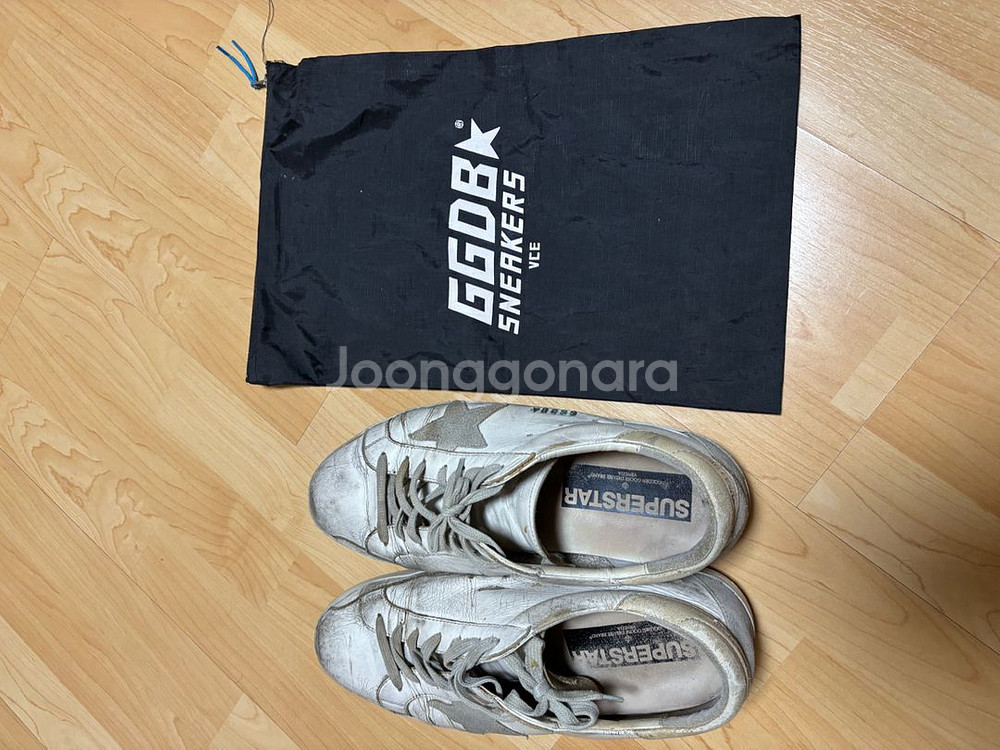 골든구스 44 실버탭 전투화수준--4