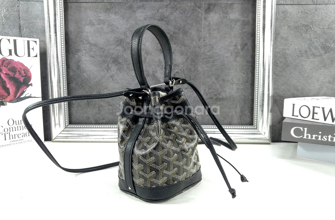 고야드 쁘띠플로 미니 버킷백--4