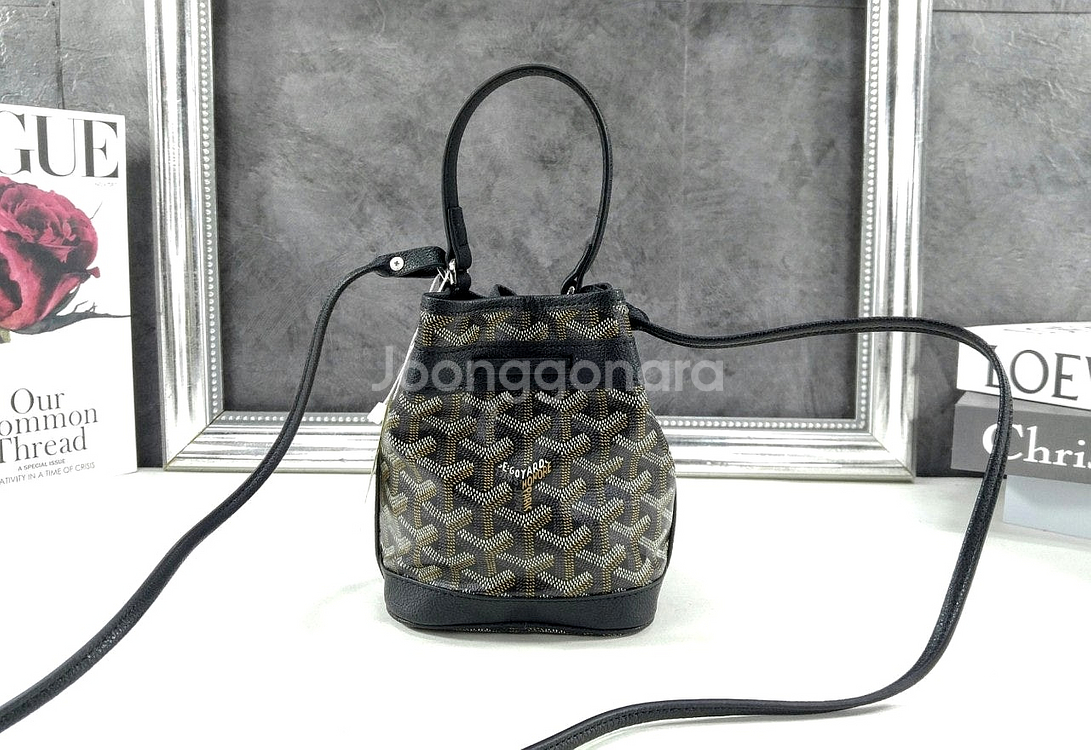 고야드 쁘띠플로 미니 버킷백--3