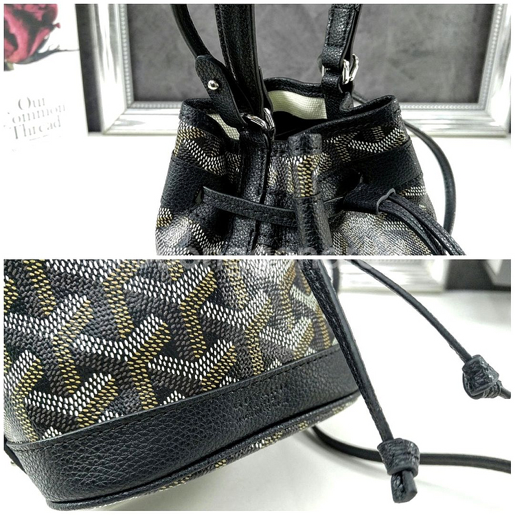 고야드 쁘띠플로 미니 버킷백--6