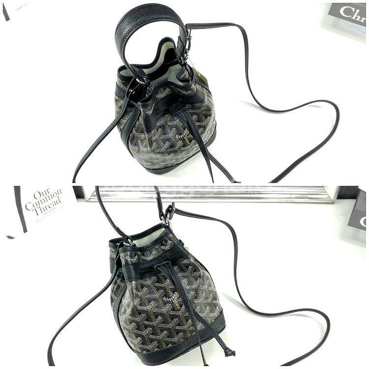 고야드 쁘띠플로 미니 버킷백--7