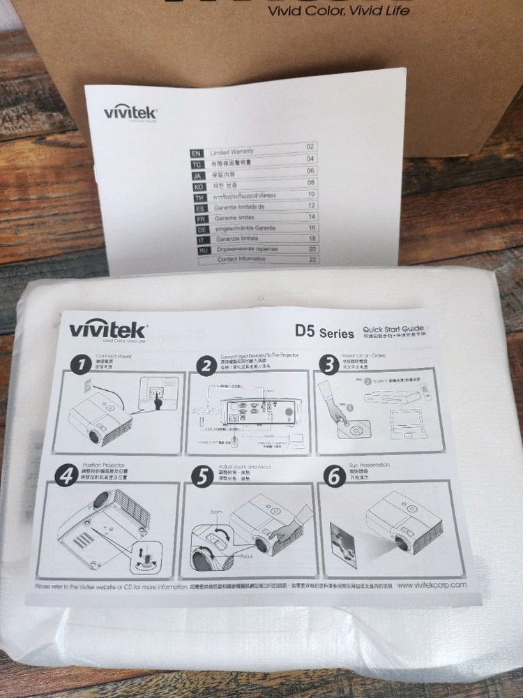 vivitek 프로젝터 D55AA새제품판매 이미지