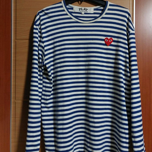 꼼데가르송 스트라이프 긴팔티 100~105