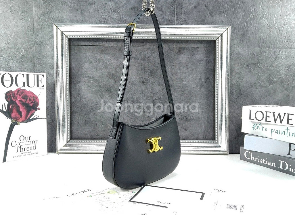 셀린느 미디엄 틸리백 - 샤이니 카프스킨--2