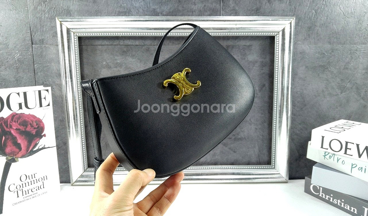 셀린느 미디엄 틸리백 - 샤이니 카프스킨--0