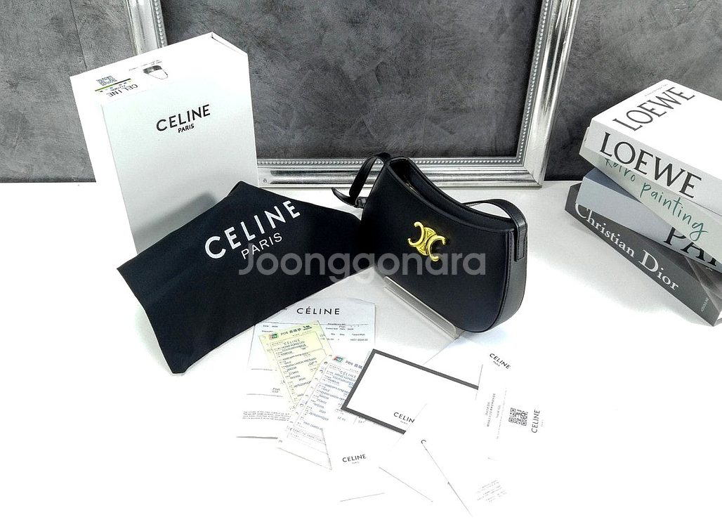 셀린느 미디엄 틸리백 - 샤이니 카프스킨--9