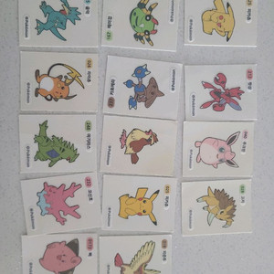 띠부씰 개당 2천원 포켓몬스터 포켓몬 스티커 띠부띠부실 이미지
