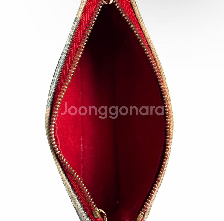 [OS] 루이비통 모노그램 데님 포쉐트 키링 코인퍼스 파우치 마이크로--7