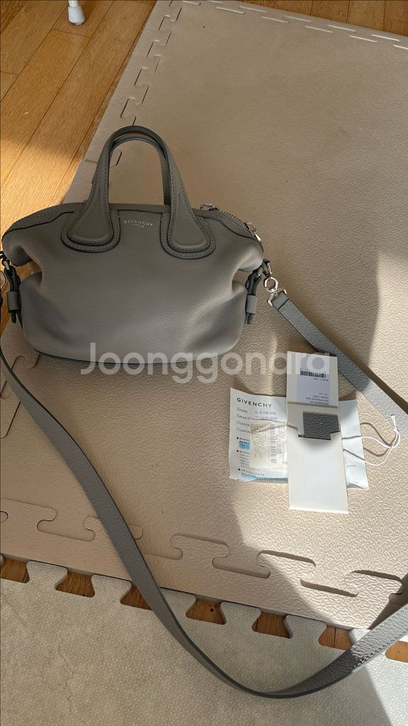 지방시 나이팅게일 미니 그레이--1