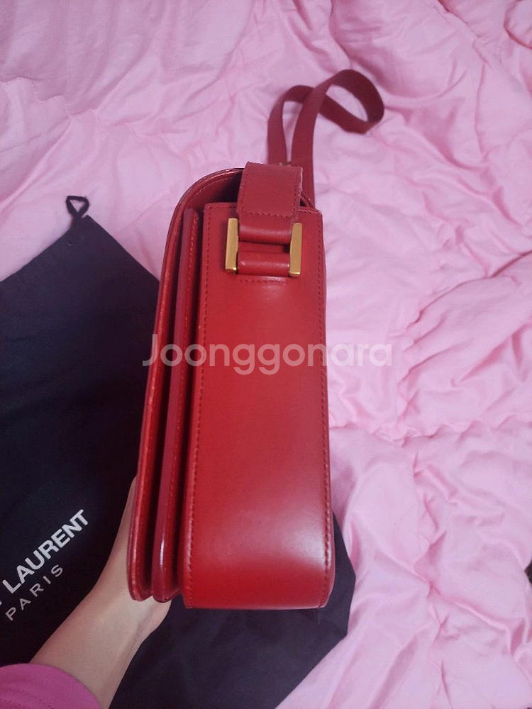 정품)급처상태양호!생로랑 유니버시티 선미가방 크로스백 숄더백--6