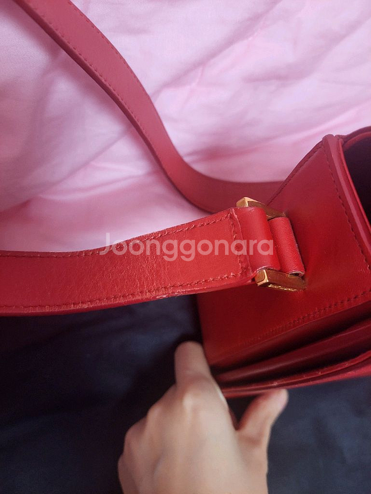 정품)급처상태양호!생로랑 유니버시티 선미가방 크로스백 숄더백--8