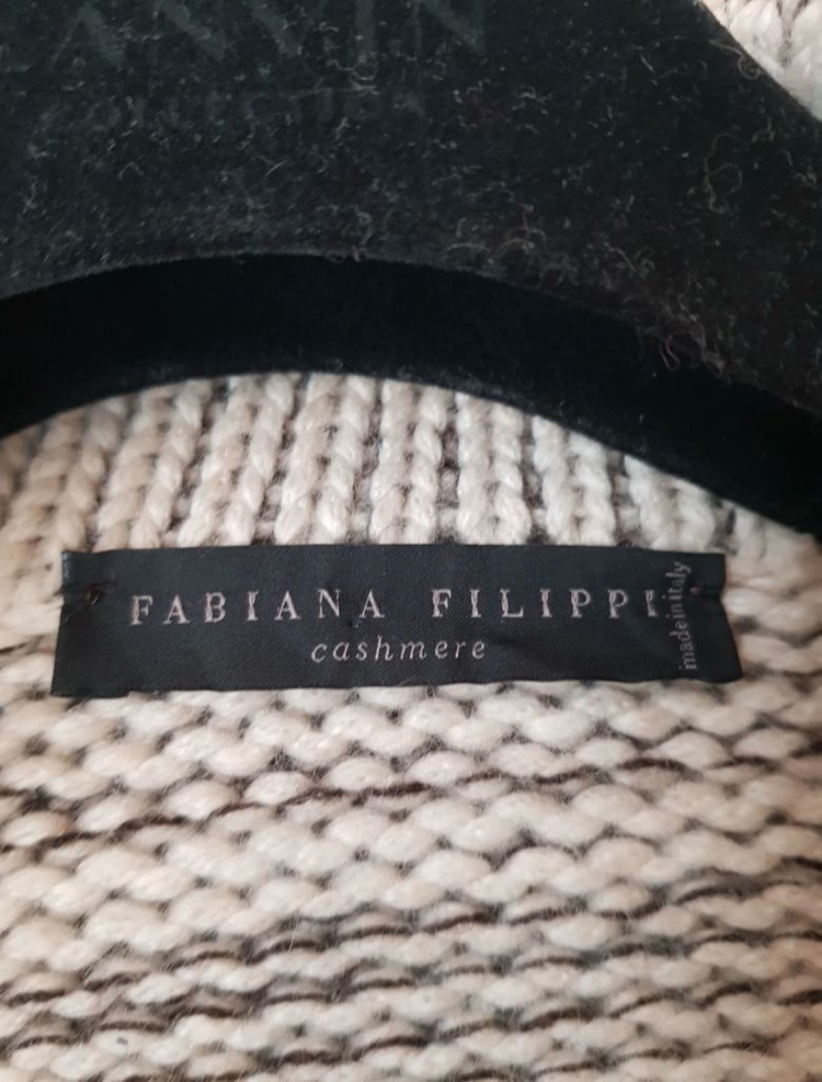 Fabiana Filippi 파비아나 필리피 캐시미어 폭스퍼 가디건 M--4