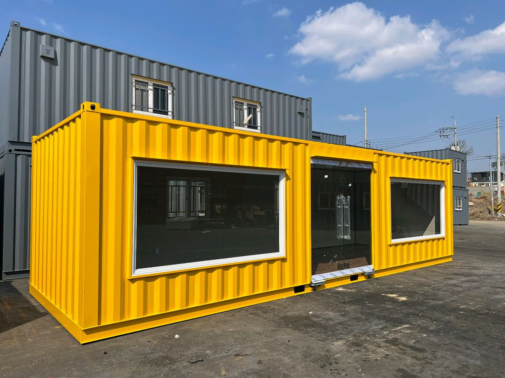 3m*9m 사무실/컨테이너사무실/분양용사무실/통유리사무실/이동식사무실/농막/캠핑/강화유리도어--1