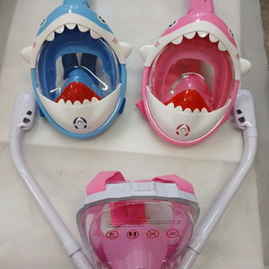 어린이 수영장비 상어 스노클링 마스크 각12000원