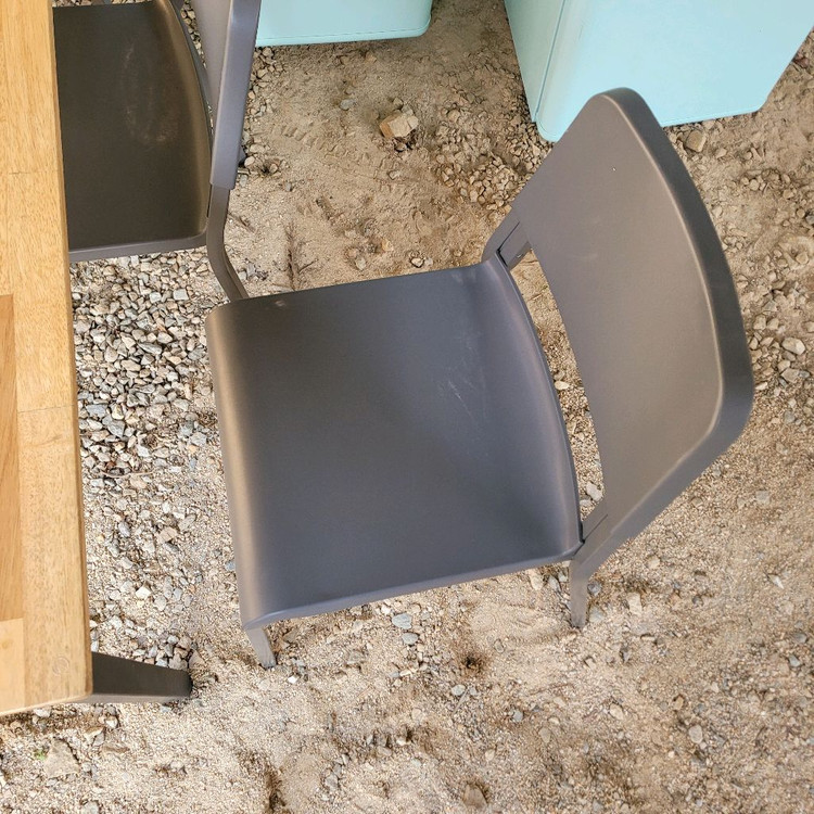 1800 제작원목테이블+의자6개세트 이미지