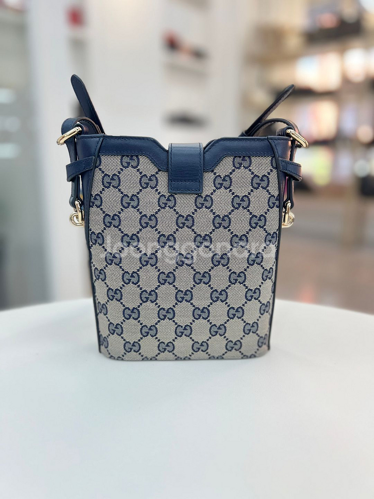 [중고명품 럭스올 울산점]구찌 오리지널 GG 미니 버킷백 782919--2