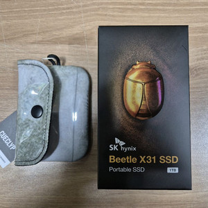 외장SSD SK BEETLE X31 1T 미개봉