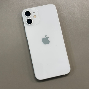 아이폰12미니 화이트색상 256용량 미파손 무잔상 기능하자 없는 상태좋은단말기 판매