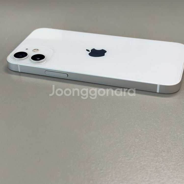 아이폰12미니 화이트색상 256용량 미파손 무잔상 기능하자 없는 상태좋은단말기 판매--6