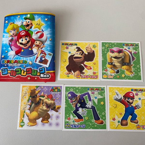 [일본정품]슈퍼마리오 씰 스티커 랜덤 팩