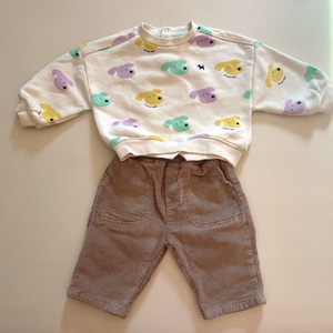 블루독베이비 상하복 세트 80