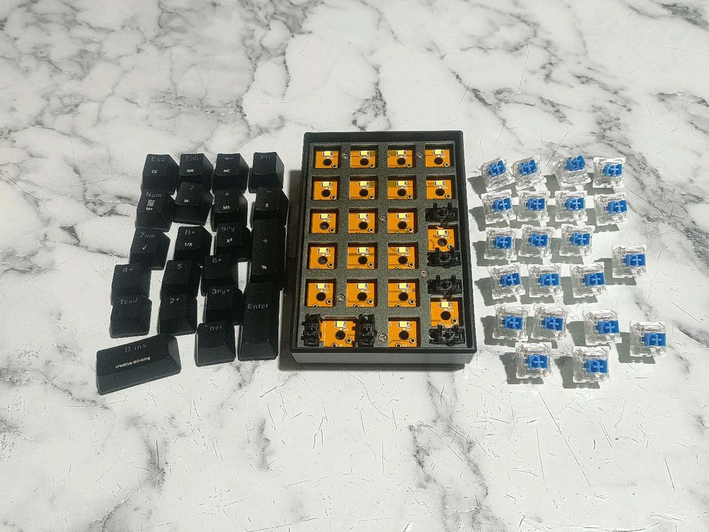 웨이코스 씽크웨이 CROAD K20 매크로 숫자 키패드 (청축, 핫스왑) 이미지
