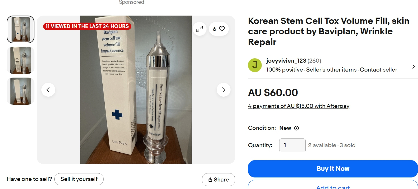 (주름개선,미백) 바비플랜 더블플러스 레티놀 세럼 셋트 팝니다 이미지