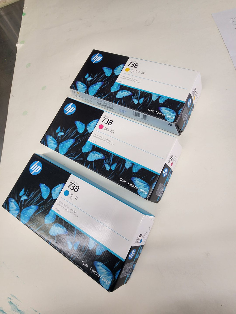 HP 738 컬러 잉크 카트리지--1